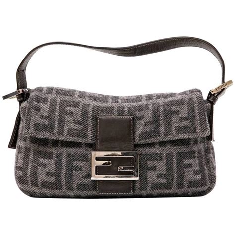 fendi patent leather baguette|Fendi monogram bag.